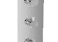 Термостатический смеситель встроенный с запорными клапанами /   душ и ванна / на 2 выхода