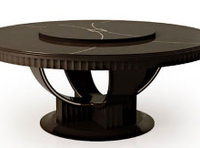 Круглый стол с Ленивая Сьюзен - елочку и декор