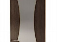 Стеновая панель из дерева “Каналетто” с бронзированным зеркалом