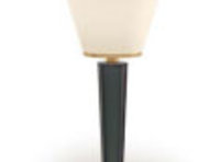 Настольная лампа с коническим абажуром