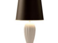 Настольная лампа шарообразной формы с коническими абажурами