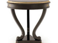 Круглый кофейный столик со столешницей
