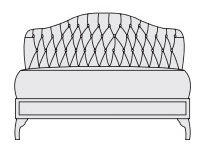 Кровать Teseo 180x200