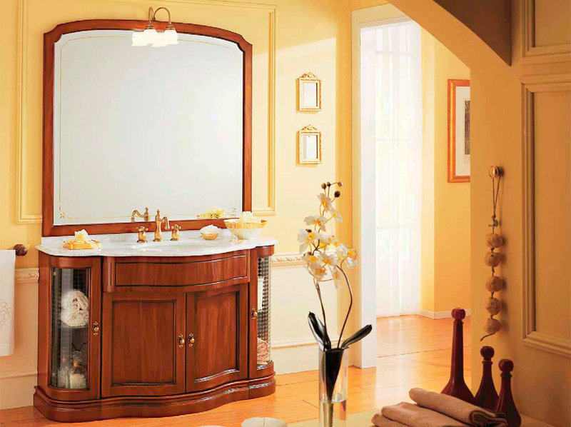 Итальянская мебель для ванной COMP. N. 2 IL BORGO фабрики EURODESIGN