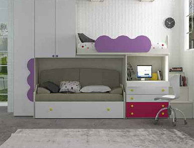 Итальянская детская спальня фабрики HAPPY (Композиция 572)