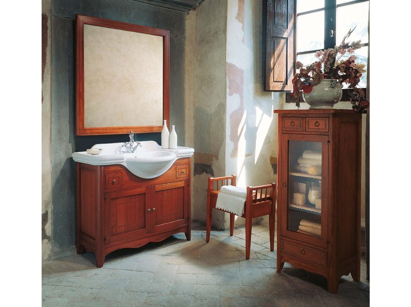Итальянская мебель для ванной 9165 DORA фабрики TIFERNO