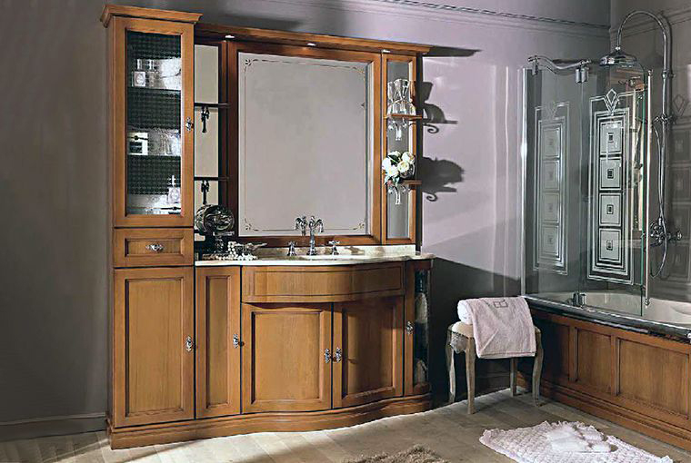 Итальянская мебель для ванной COMP. N. 39 IL BORGO фабрики EURODESIGN