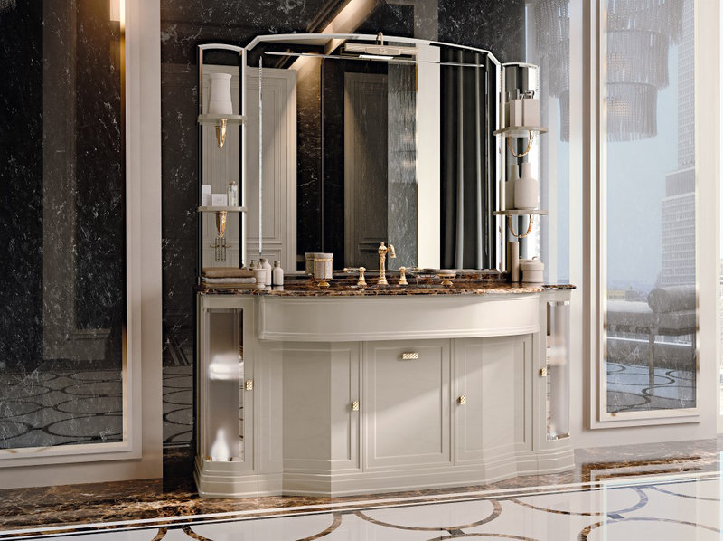 Итальянская мебель для ванной COMP. N.103 HERMITAGE фабрики EURODESIGN