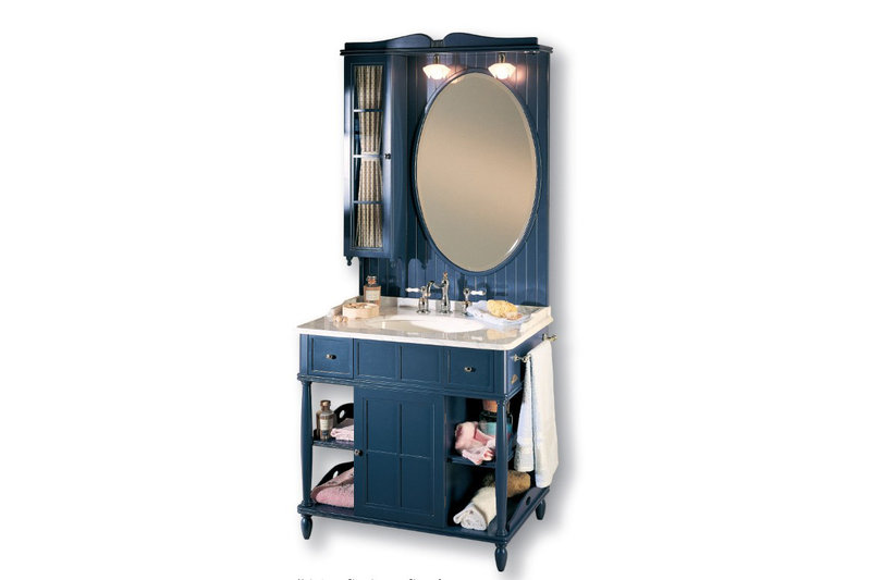 Итальянская мебель для ванной COMP. N.4 GREEN & ROSES фабрики EURODESIGN
