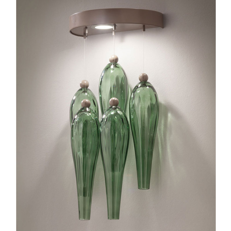 Итальянский бра ABSTRACT AP1/5/Green фабрики EUROLUCE LAMPADARI