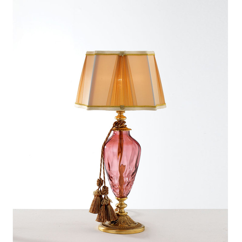 Итальянская настольная лампа ADONE LP1/Rose-Gold фабрики EUROLUCE LAMPADARI