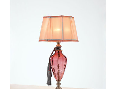 Итальянская настольная лампа ADONE LP1/Rose-Silver фабрики EUROLUCE LAMPADARI