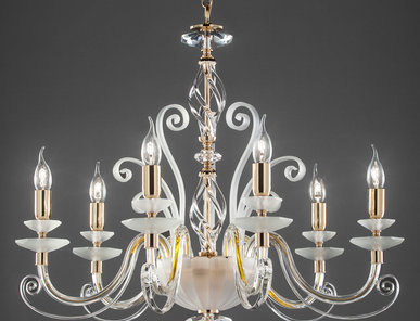 Итальянская люстра ALICANTE Charm L6/Gold фабрики EUROLUCE LAMPADARI