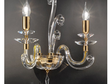 Итальянский бра ALICANTE A2/Gold фабрики EUROLUCE LAMPADARI