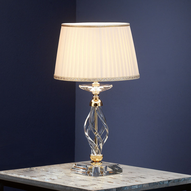 Итальянская настольная лампа ALICANTE LP1/Gold фабрики EUROLUCE LAMPADARI
