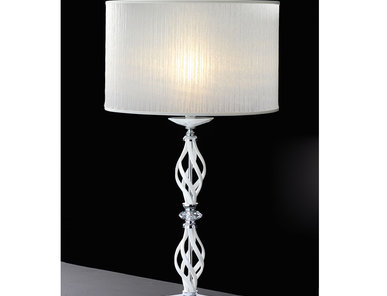 Итальянская настольная лампа ALICANTE White LG1 фабрики EUROLUCE LAMPADARI