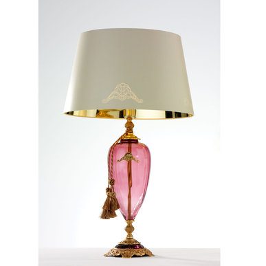 Итальянская настольная лампа ALTEA LG1/Rose-Gold фабрики EUROLUCE LAMPADARI