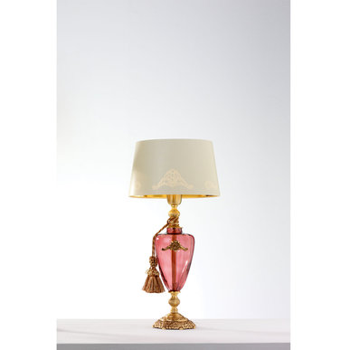 Итальянская настольная лампа ALTEA LP1/Rose-Gold фабрики EUROLUCE LAMPADARI