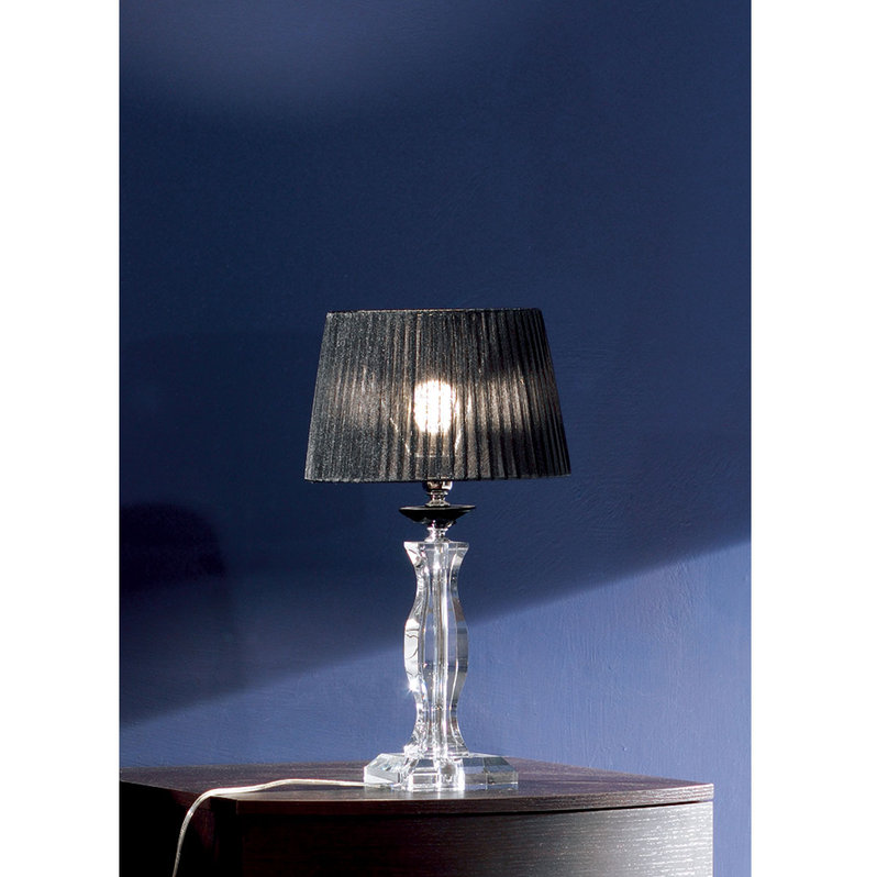 Итальянская настольная лампа ARCOBALENO LP1/Black фабрики EUROLUCE LAMPADARI