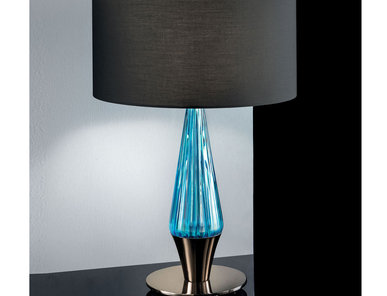 Итальянская настольная лампа ARGO LG1/Blue фабрики EUROLUCE LAMPADARI