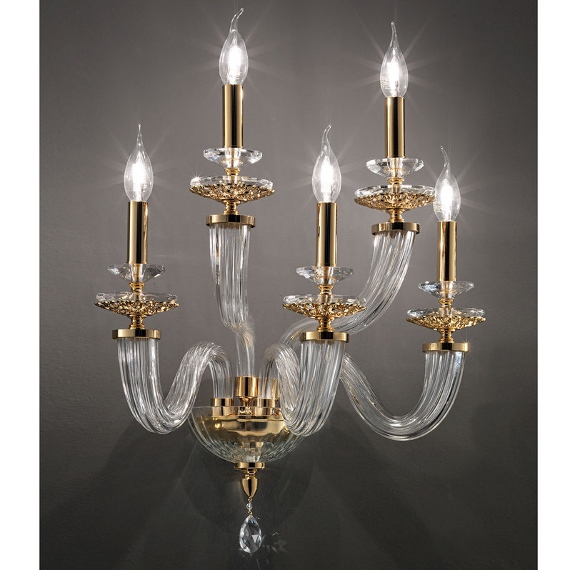 Итальянский бра ATALIA A5/Clear-Gold фабрики EUROLUCE LAMPADARI