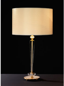 Итальянская настольная лампа CLOE LG1/White-Gold фабрики EUROLUCE LAMPADARI