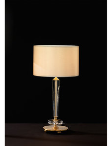 Итальянская настольная лампа CLOE LP1/White-Gold фабрики EUROLUCE LAMPADARI