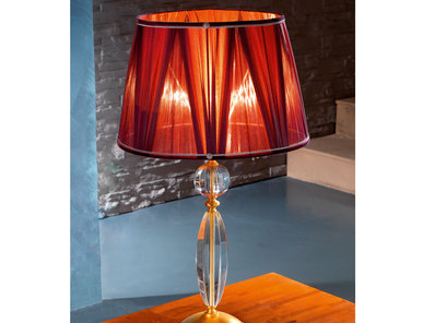 Итальянская настольная лампа FLORENTIA LG1/Gold фабрики EUROLUCE LAMPADARI