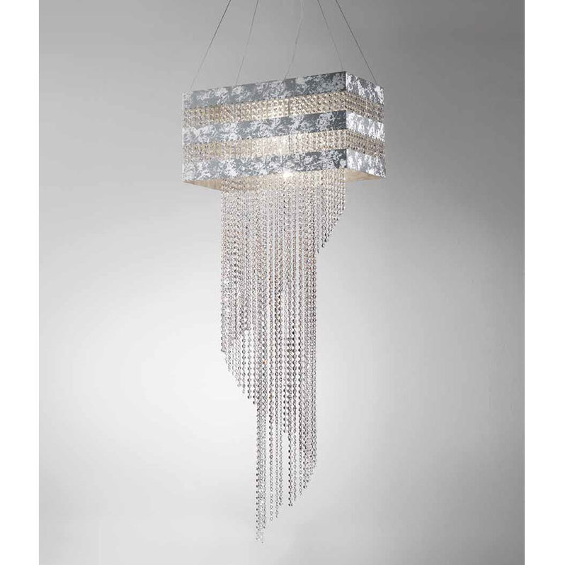 Итальянская люстра HYDRA S5/H100/Silver фабрики EUROLUCE LAMPADARI