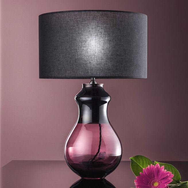 Итальянская настольная лампа INFINITY LG1/Fuchsia фабрики EUROLUCE LAMPADARI