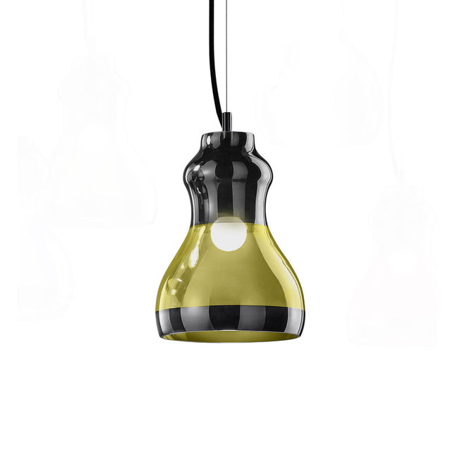 Итальянская люстра INFINITY Minus S1/Mustard фабрики EUROLUCE LAMPADARI