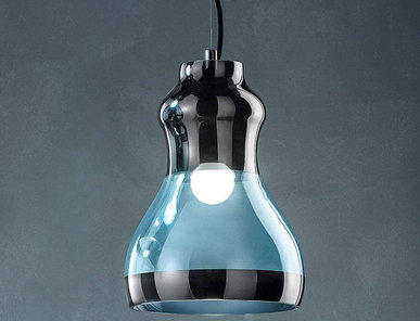 Итальянская люстра INFINITY Minus S1/Aquamarine фабрики EUROLUCE LAMPADARI