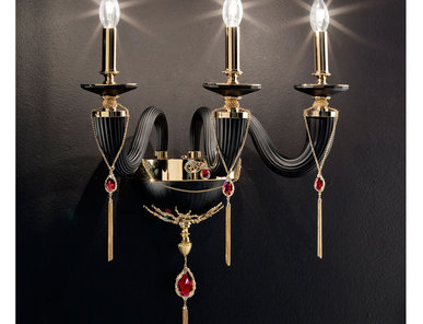 Итальянский бра JULIENNE Black & Gold A3 фабрики EUROLUCE LAMPADARI