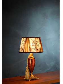 Итальянская настольная лампа  LADY LP1 / Ruby - Ornament фабрики EUROLUCE LAMPADARI