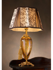 Итальянская настольная лампа LADY LG1 / Amber - Ornament фабрики EUROLUCE LAMPADARI