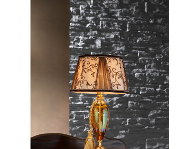 Итальянская настольная лампа LADY LP1 / Amber - Ornament фабрики EUROLUCE LAMPADARI