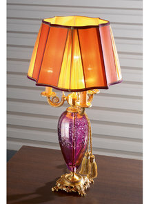 Итальянская настольная лампа LADY LG3+1 / Violet фабрики EUROLUCE LAMPADARI