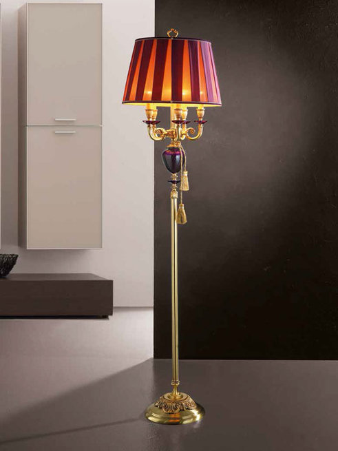 Итальянский торшер LUIGI XV PT5 / Violet  фабрики EUROLUCE LAMPADARI