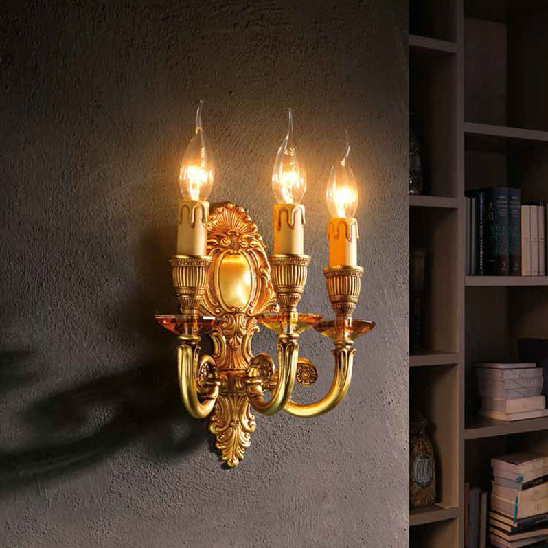 Итальянский бра LUIGI XV A3/Amber фабрики EUROLUCE LAMPADARI