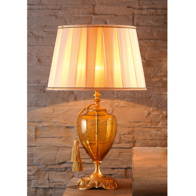 Итальянская настольная лампа LUIGI XV LG1/Amber фабрики EUROLUCE LAMPADARI