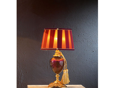 Итальянская настольная лампа LUIGI XV LP1/Violet фабрики EUROLUCE LAMPADARI