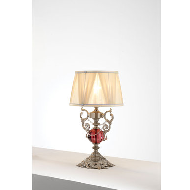 Итальянская настольная лампа LYRA lux LP1/Rose фабрики EUROLUCE LAMPADARI