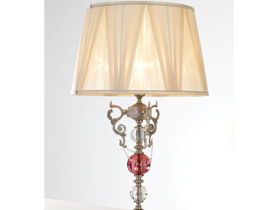 Итальянская настольная лампа LYRA lux LG1/Rose фабрики EUROLUCE LAMPADARI
