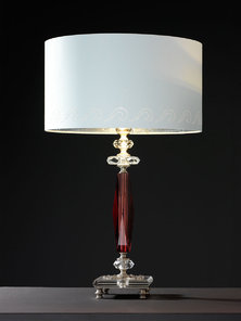 Итальянская настольная лампа PERSEO LG1/Rose фабрики EUROLUCE LAMPADARI