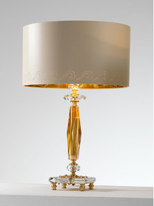 Итальянская настольная лампа PERSEO LG1/Amber фабрики EUROLUCE LAMPADARI