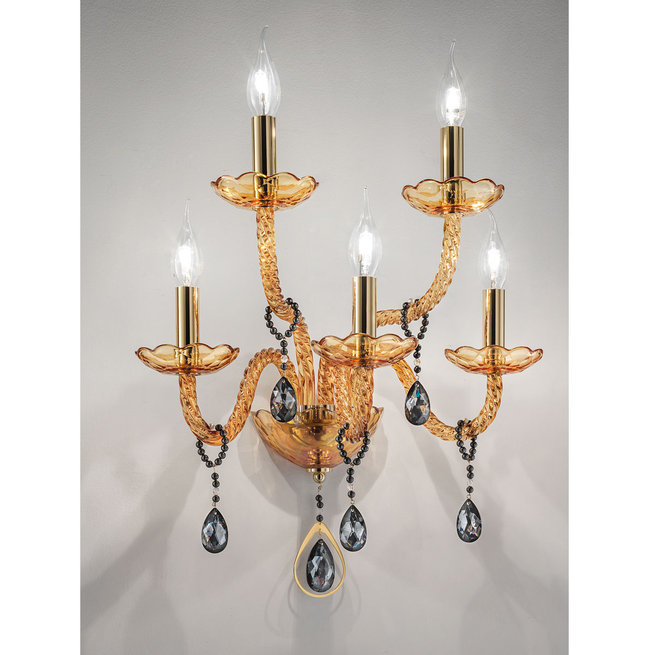 Итальянский бра TOOCHIC A5/Amber-Gold фабрики EUROLUCE LAMPADARI