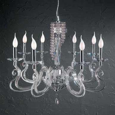 Итальянская люстра VENICE Superlux L8/Clear фабрики EUROLUCE LAMPADARI