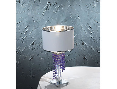 Итальянская настольная лампа VENICE lux LP1/White-Blue фабрики EUROLUCE LAMPADARI