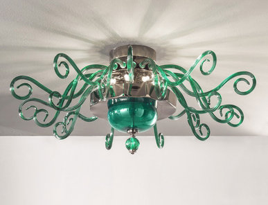 Итальянская люстра YNCANTO PL8/Green фабрики EUROLUCE LAMPADARI