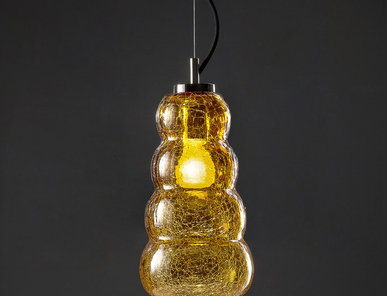 Итальянская люстра VOGUE S1/Amber фабрики EUROLUCE LAMPADARI